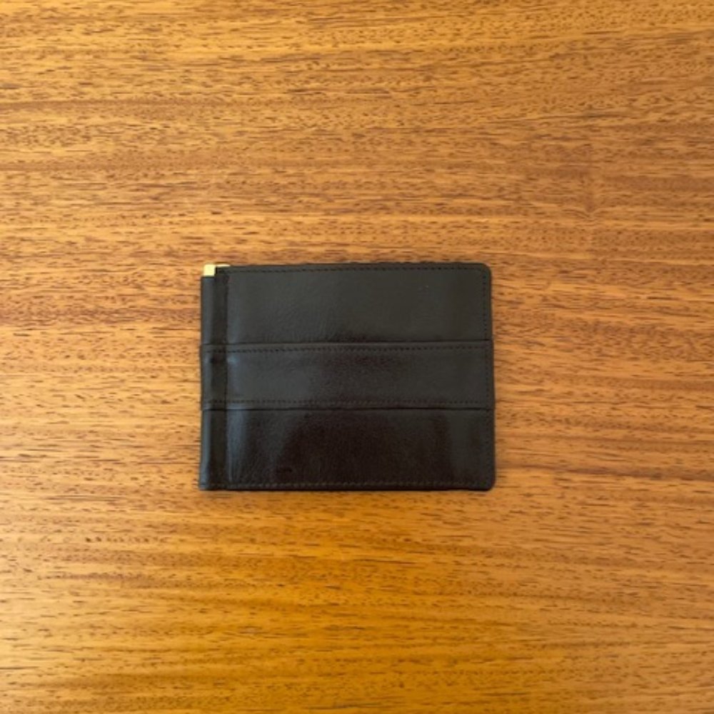 Men's dark brown wallet